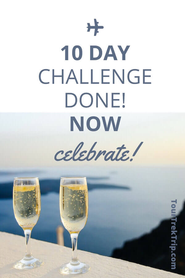 Challenge Complete Celebrate